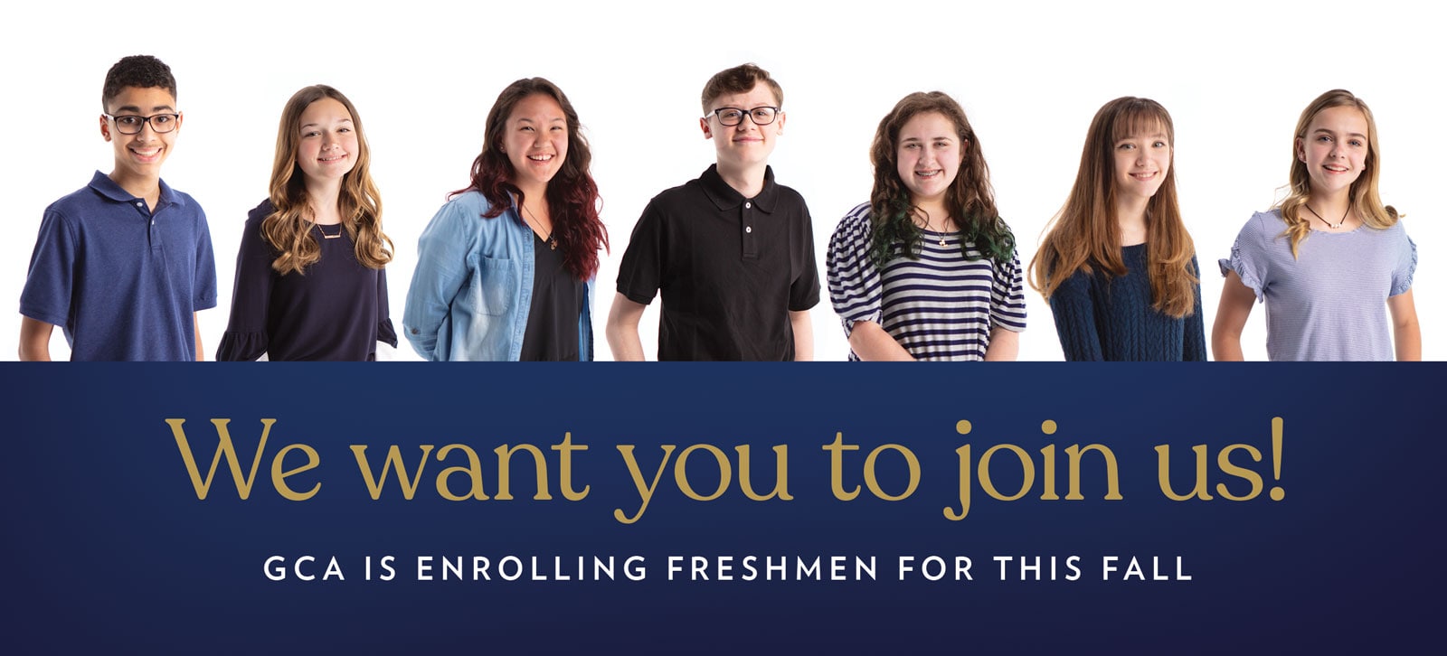 We want you to join us! We want you to join us!